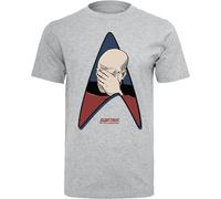 Star Trek Jean-Luc Picard - Facepalm T-shirt mottled grey S