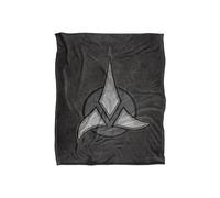 Star Trek Klingon Empire Silky Touch Super Soft Throw Blanket 152 X 127 cm in White Star Trek White 152 X 127 cm