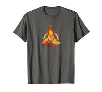 Star Trek Klingon Logo T-Shirt, Men, Asphalt Grey, Large