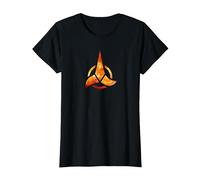 Star Trek Klingon Logo T-Shirt, Women, Black, Small