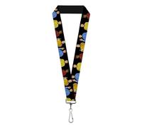 Star Trek Lanyard, Star Trek Original Series Crew Member Group Black, Elastic