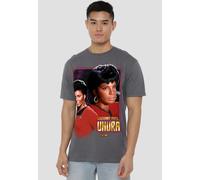 Star Trek Lieutenant Uhura T Shirt, Charcoal Star Trek Grey XXXL