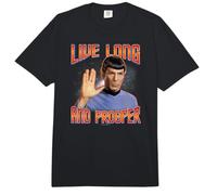 Star Trek Live Long and Prosper Comfort Colors Adult Heavyweight T-Shirt