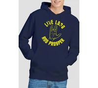 Star Trek Live Long Hand Hoodie, Navy | Size: Medium Star Trek Navy M