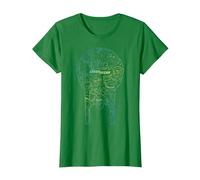 Star Trek: Lower Decks USS Cerritos Group Collage T-Shirt, Women, Kelly Green, Medium