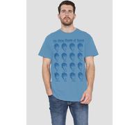 Star Trek Many Moods Of Spock T-Shirt, Carolina Blue | Size: Large Star Trek Blue L