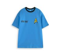 Star Trek Mens Blue Uniform Short Sleeved T-Shirt - X-Large