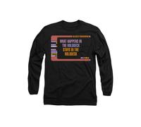 Star Trek Men's Holodeck Secrets Long Sleeve T-Shirt, Black | Size: Small Star Trek Black S