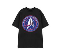 Star Trek Men's Short Sleeved T-Shirt | Black | Official Merch | Size: XL Star Trek Black XL