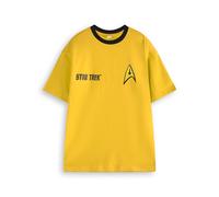 Star Trek Men's Short Sleeved T-Shirt | Yellow | Official Merch | Size: 2XL Star Trek Yellow 2XL
