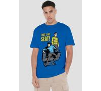 Star Trek My Seat T-Shirt, Royal in Blue | Size: Medium Star Trek Blue M