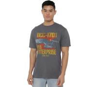 Star Trek Ncc1701 Unisex T Shirt, Charcoal, Large