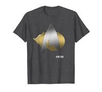Star Trek Next Generation Kitty Cat Logo T-Shirt, Men, Dark Heather Grey, 3X-Large