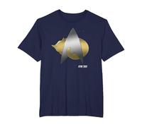 Star Trek Next Generation Kitty Cat Logo T-Shirt, Men's Big and Tall, Navy Blue, 2X Tall