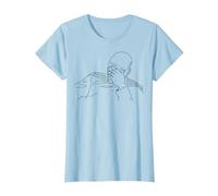 Star Trek Next Generation Picard Face Palm T-Shirt, Women, Baby Blue, 3X-Large