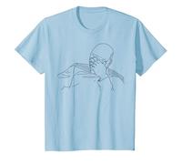 Star Trek Next Generation Picard Face Palm T-Shirt, Youth, Baby Blue, X-Small