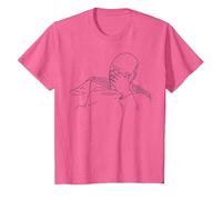 Star Trek Next Generation Picard Face Palm T-Shirt, Youth, Pink Heather, Medium