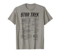 Star Trek Next Generation Ships Of Trek Graphic Tee T-Shirt