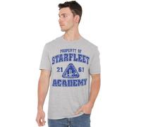 Star Trek Old School Unisex T Shirt, Heather Gray, Large