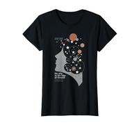 Star Trek Original Series Edge of Forever Graphic Tee T-Shirt, Women, Black, Small