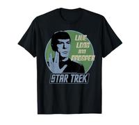 Star Trek Original Series Spock Prosper Retro Badge Tee T-Shirt