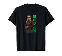 Star Trek: Picard Seven of Nine T-Shirt, Men, Black, Large