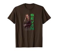 Star Trek: Picard Seven of Nine T-Shirt, Men, Brown, Large