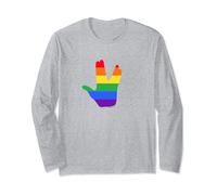 Star Trek Pride Vulcan Salute Long Sleeve T-Shirt
