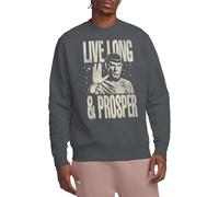 Star Trek Prosper Crew Sweatshirt, Charcoal, XX-Large
