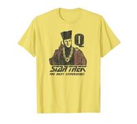 Star Trek Q Point T-Shirt, Men, Lemon Yellow, Medium