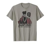 Star Trek Q Point T-Shirt, Men, Slate Grey, Medium