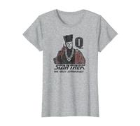 Star Trek Q Point T-Shirt, Women, Heather Grey, Large