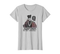 Star Trek Q Point T-Shirt, Women, Silver Grey, Small