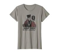 Star Trek Q Point T-Shirt, Women, Slate Grey, Small