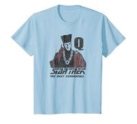 Star Trek Q Point T-Shirt, Youth, Baby Blue, Small
