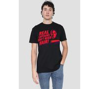Star Trek Real Captain T-Shirt, Black | Size: XL Star Trek Black XL