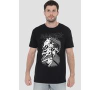 Star Trek Retro Tilted Bridge T Shirt, Black Star Trek Black XL