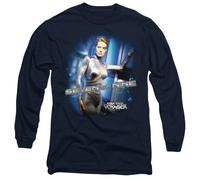 Star Trek Seven of Nine Unisex Long Sleeve T Shirt, Navy, XX-Large