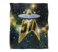 Star Trek Silky Ship 50th Supersoft Blanket