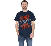 Star Trek Space Travel Unisex T Shirt, Navy, XXX-Large