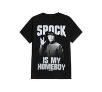 Star Trek - Spock Is My Homeboy - T-Shirt - black - S - 100% Cotton,Jersey S