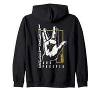 Star Trek Spock Live Long and Prosper Hand Zip Hoodie