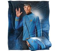 Star Trek Spock Silky Touch Super Soft Throw Blanket 152 X 127 cm, White