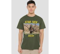 Star Trek St Original Arena T-Shirt, Military Green | Size: Medium Star Trek Green M