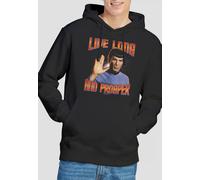 Star Trek St Original Live Long & Prosper Hoddie, Black | Size: Medium Star Trek Black M