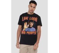 Star Trek St Original Live Long & Prosper Unisex T-Shirt, Black | Size: 2XL Star Trek Black 2XL