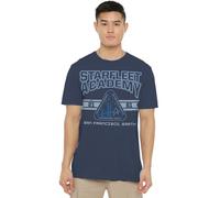 Star Trek Starfleet Academy Earth Unisex T Shirt, Navy, Large