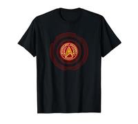 Star Trek Starfleet Command Badge T-Shirt, Men, Black, 4X-Large