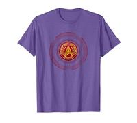 Star Trek Starfleet Command Badge T-Shirt, Men, Purple Heather, Medium