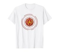 Star Trek Starfleet Command Badge T-Shirt, Men, White, Medium